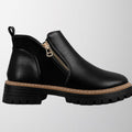 Boots For Women | Rounded Toe Zipper Ankle Style