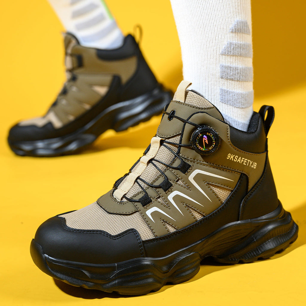 9K Lightweight Puncture Resistant Safety Shoes with Quick-Rotating Buckle 852