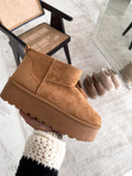 Boots For Women | Low Ankle Slip On Platform