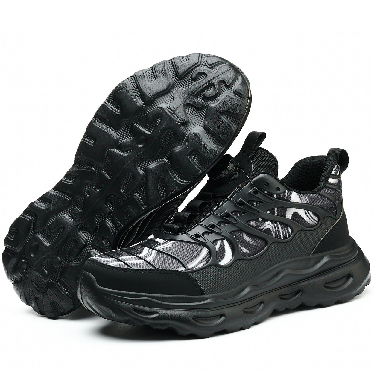 Breathable Steel Toe Safety Shoes Dial Lacing System & Flexible Sole 270