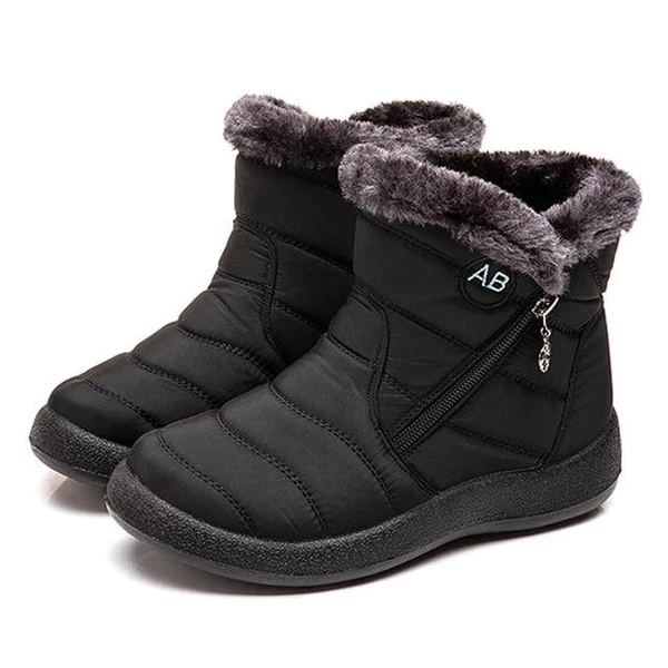 Boots For Women | Quilted Upper Mid Ankle Flat Style