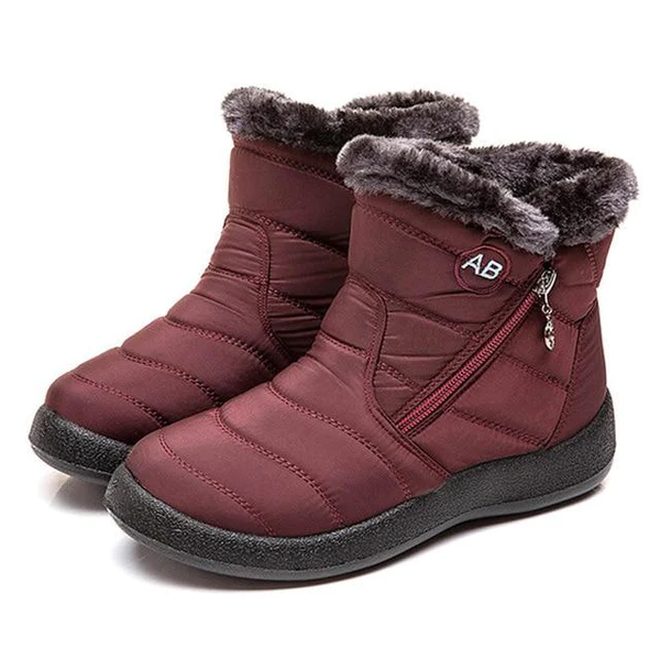 Boots For Women | Quilted Upper Mid Ankle Flat Style