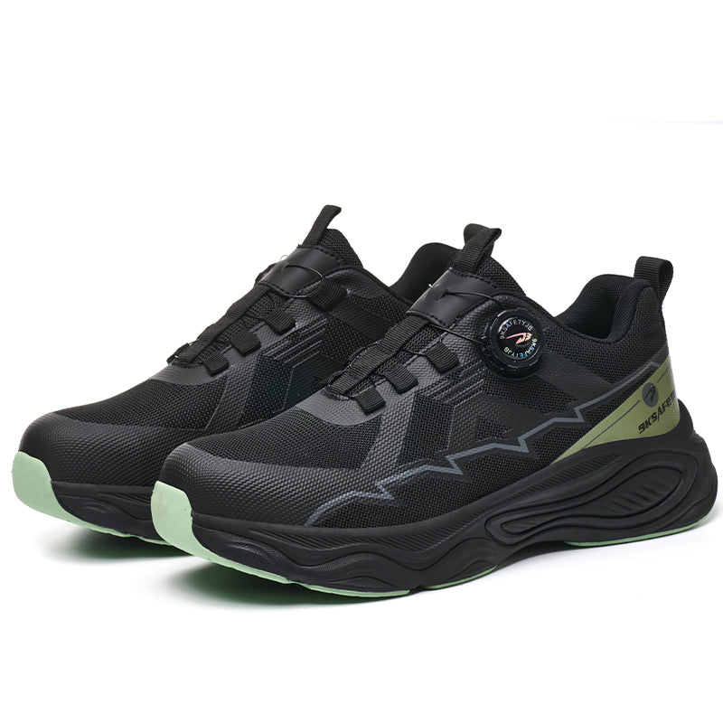 9K Indestructible Safety Sneakers - Steel Toe, Puncture Resistant, Non-Slip Work Shoes for Men & Women