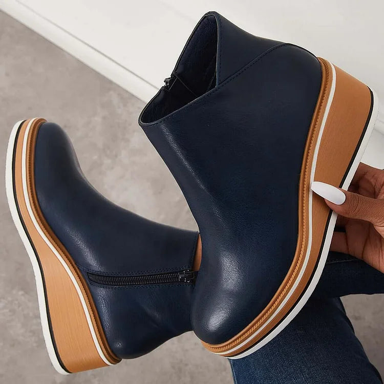 Boots For Women | Ankle Height Side Zipper Style