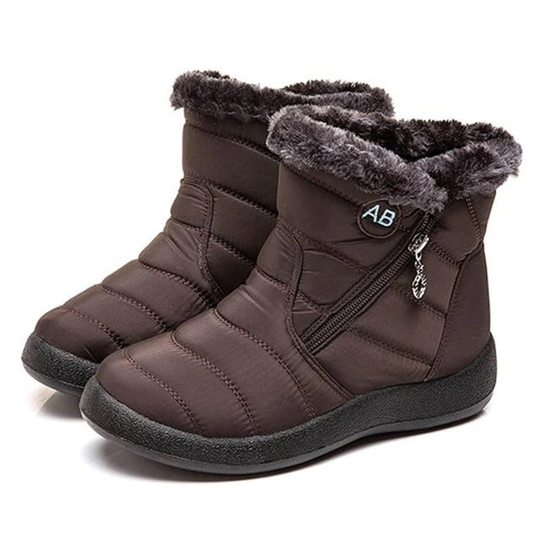 Boots For Women | Quilted Upper Mid Ankle Flat Style