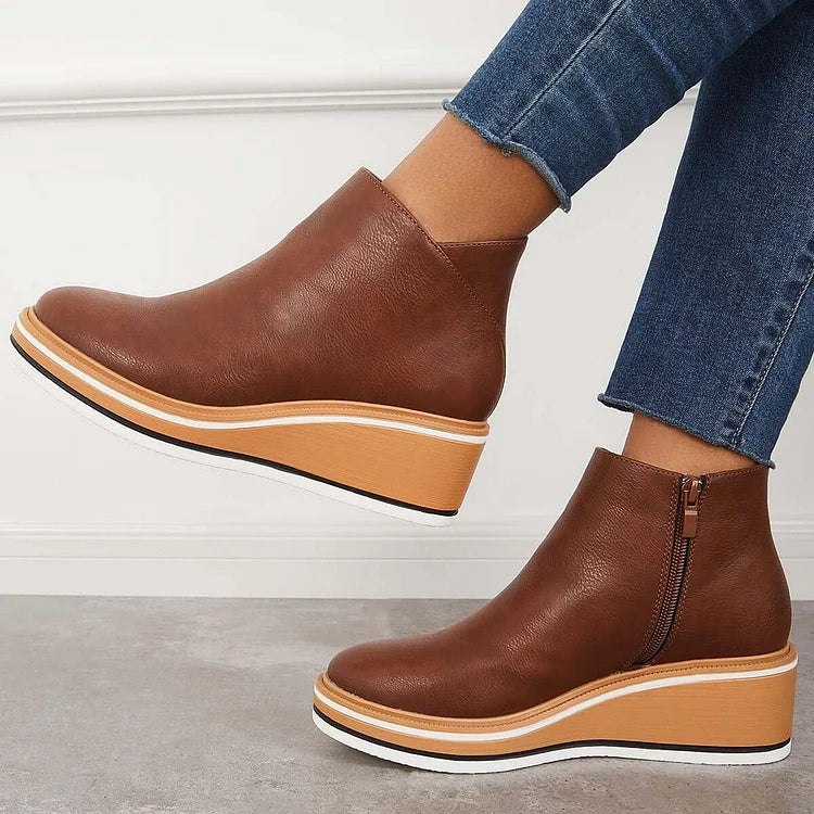 Boots For Women | Ankle Height Side Zipper Style