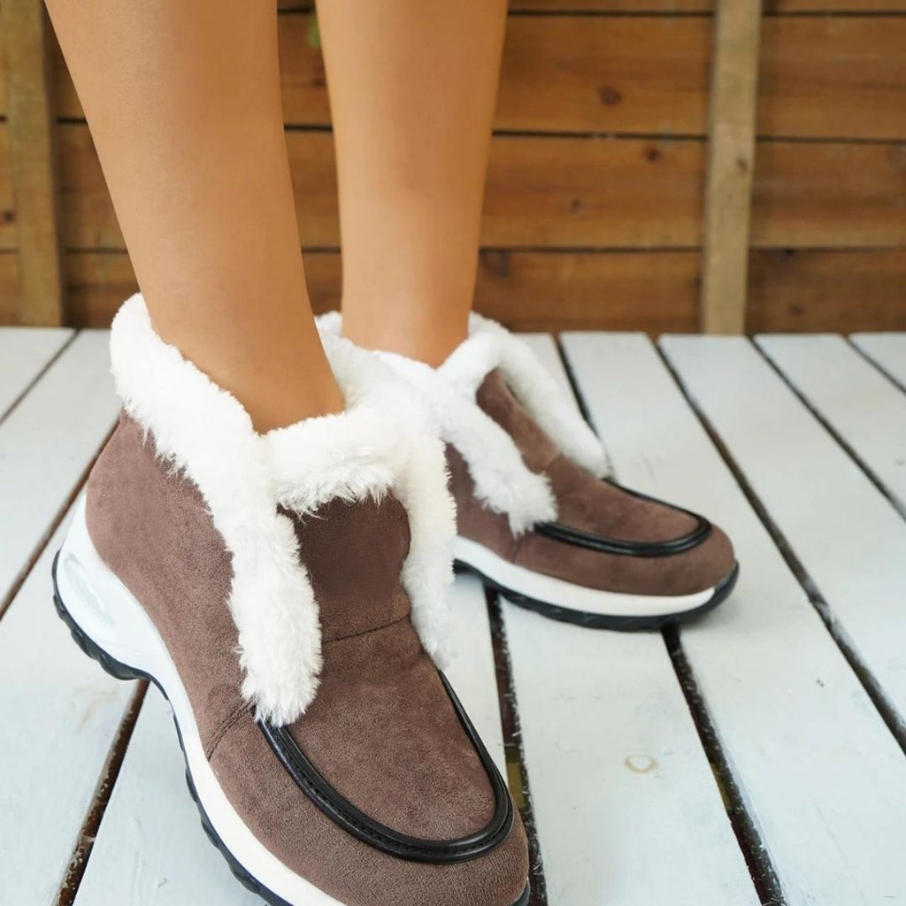 Boots For Women | Low Ankle Slip On Platform Style