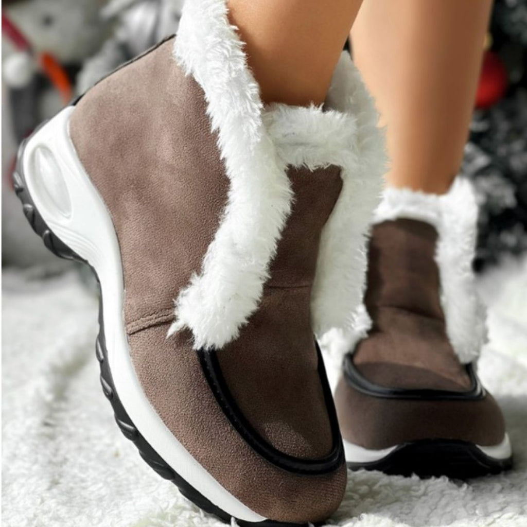 Boots For Women | Low Ankle Slip On Platform Style