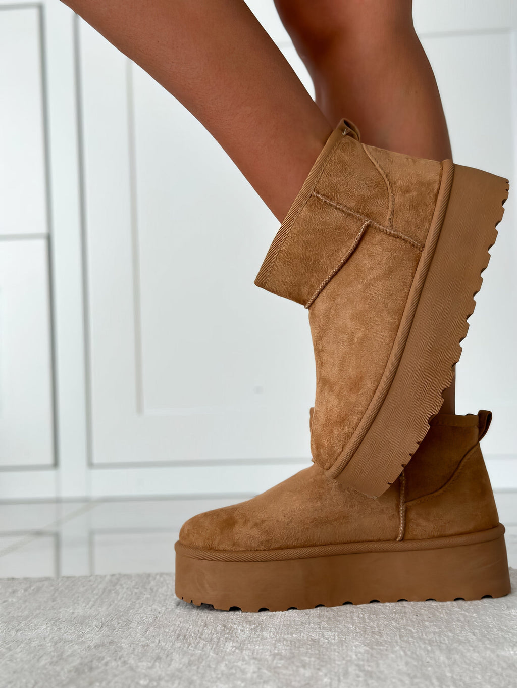 Boots For Women | Low Ankle Slip On Platform