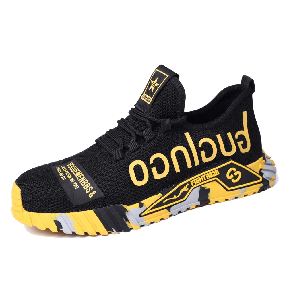 GS8876 Soft Rubber Sole Steel Toe Shoes