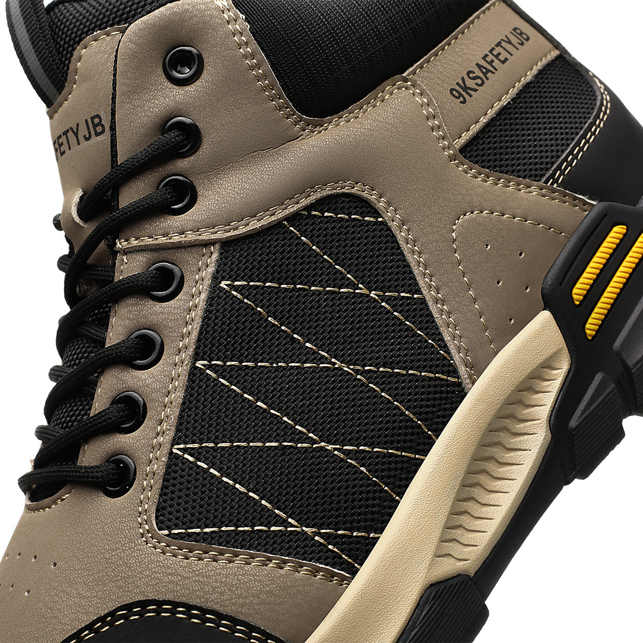 9K Contrast Color Mid Rise Steel Toe Safety Shoes 7917