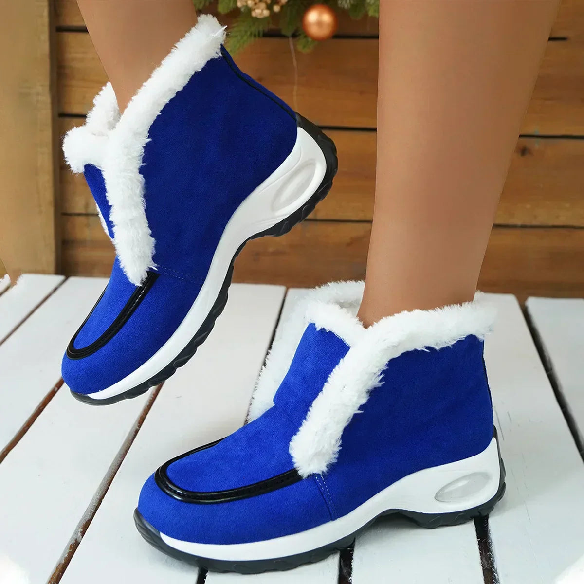 Boots For Women | Low Ankle Slip On Platform Style