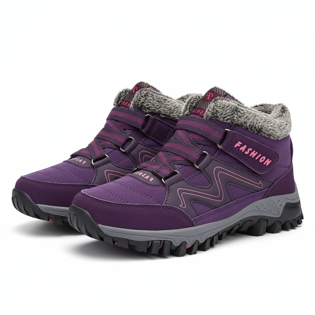 Boots For Women | Hook Strap Ankle Lug Sole Design