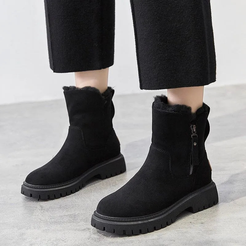 Boots for Women | Lug Sole Zip Style