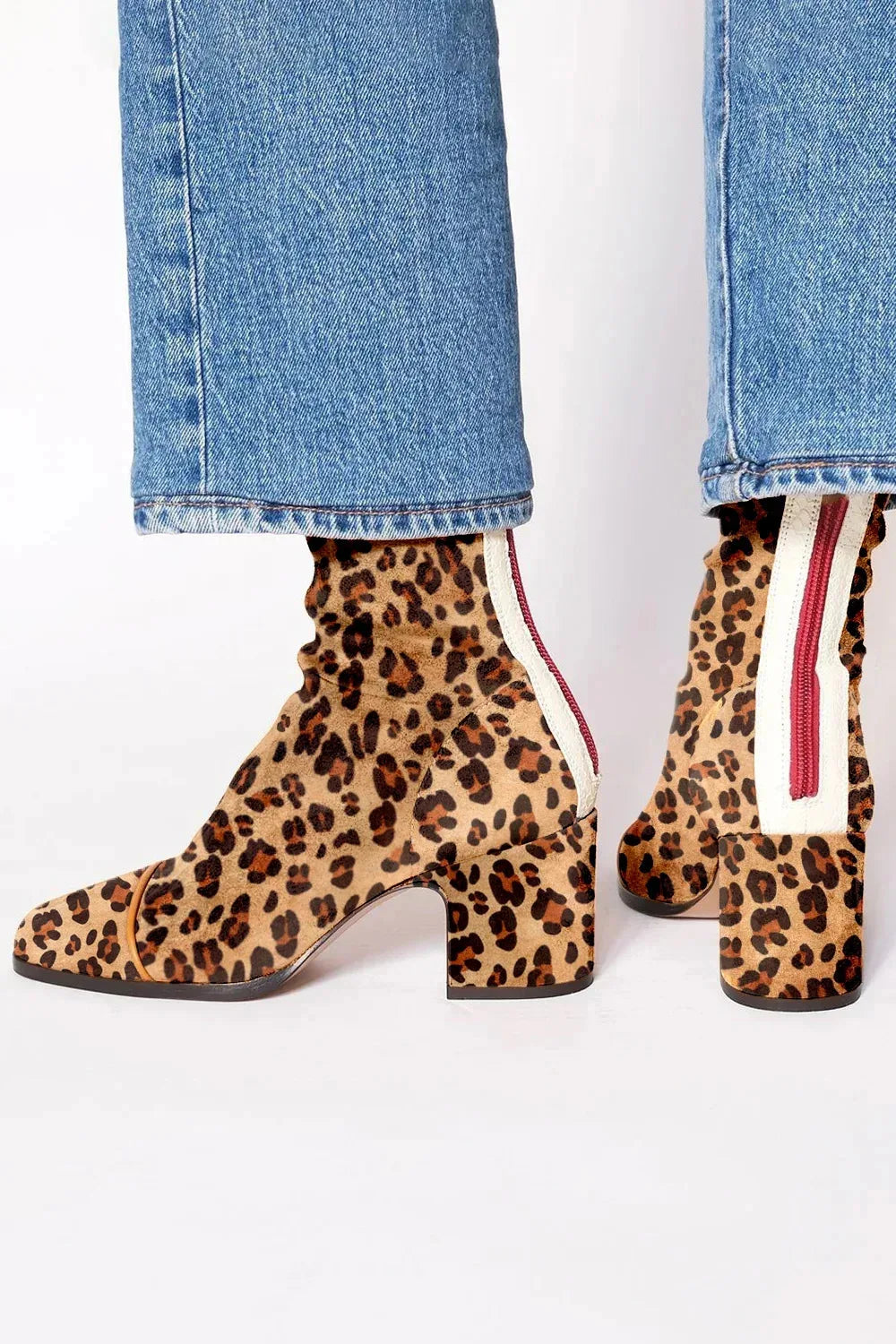 Boots For Women | Ankle-Height Block Heel