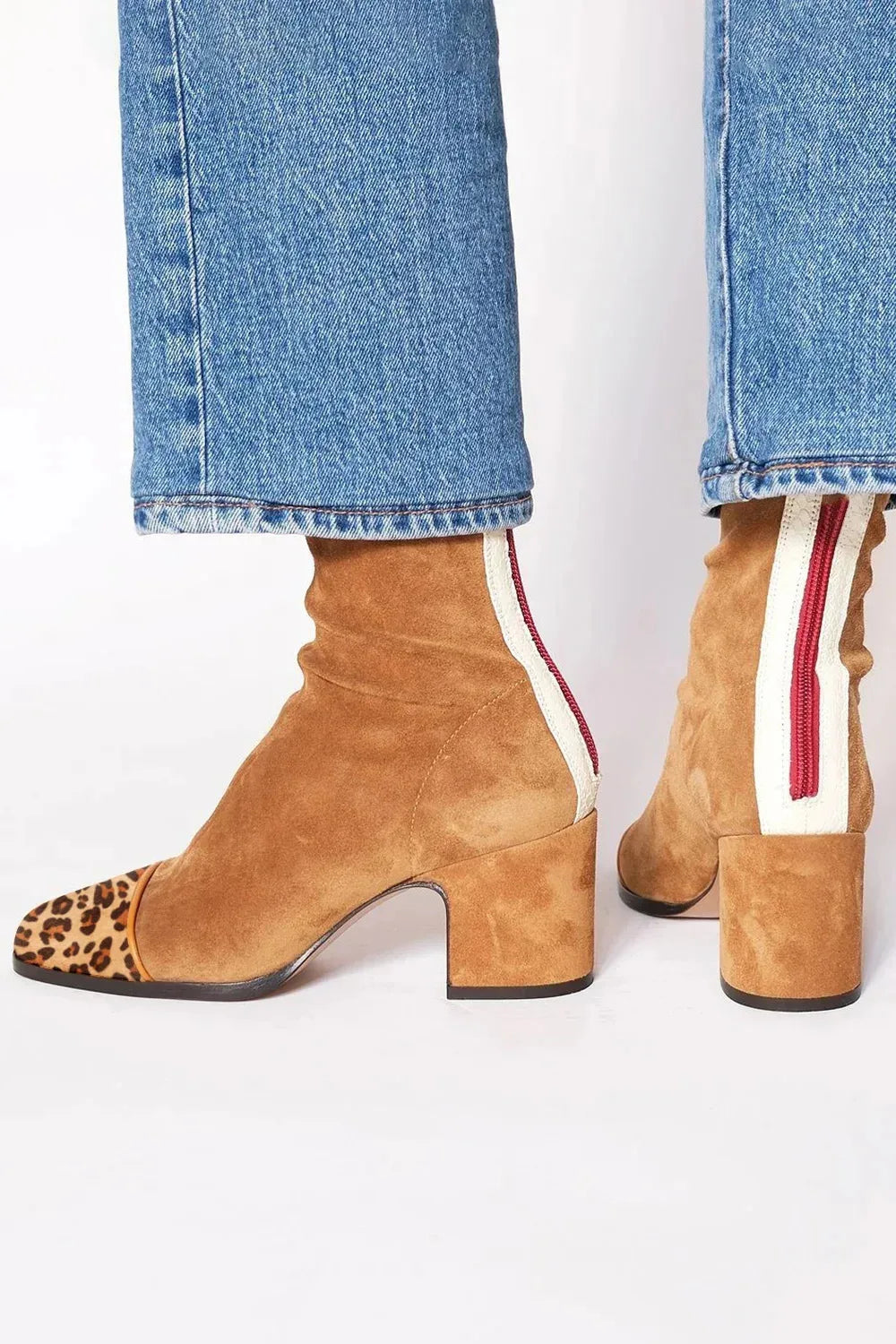 Boots For Women | Ankle-Height Block Heel