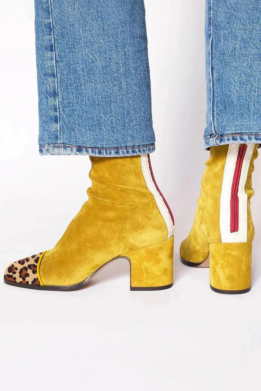 Boots For Women | Ankle-Height Block Heel