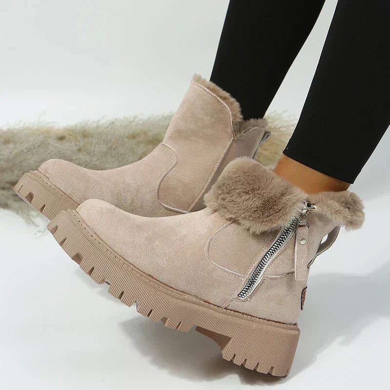 Boots for Women | Lug Sole Zip Style