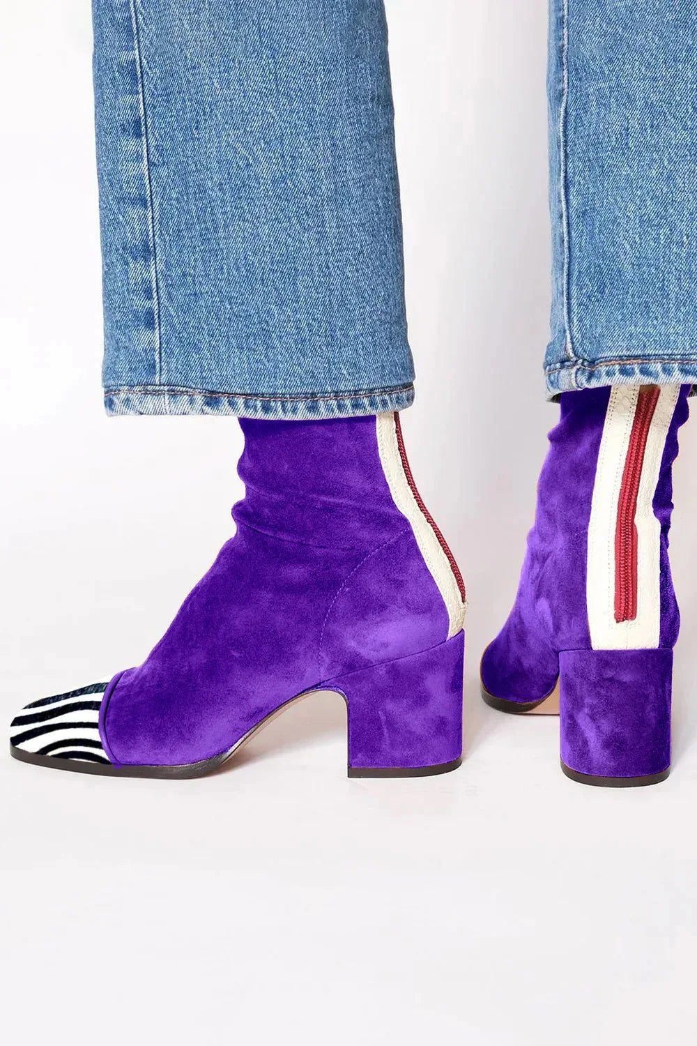 Boots For Women | Ankle-Height Block Heel