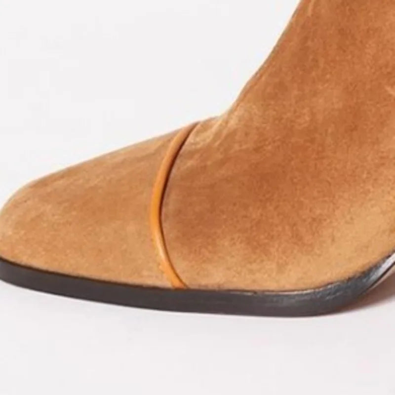 Boots For Women | Ankle-Height Block Heel