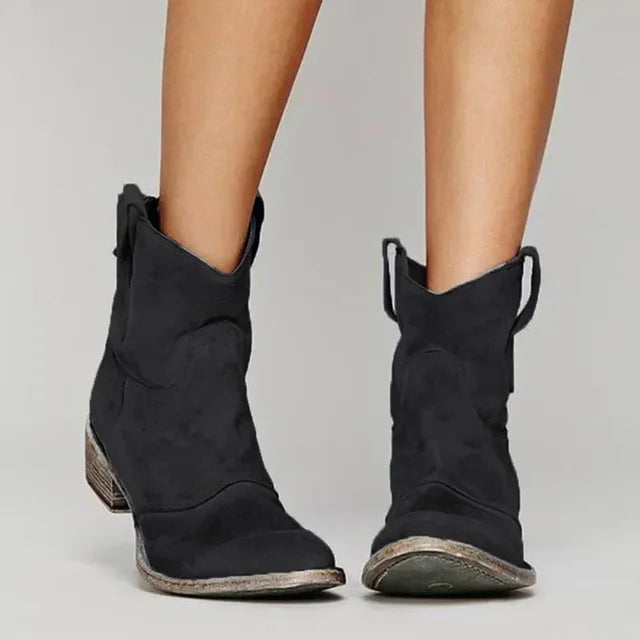 Boots For Women | Ankle Fringe Heel