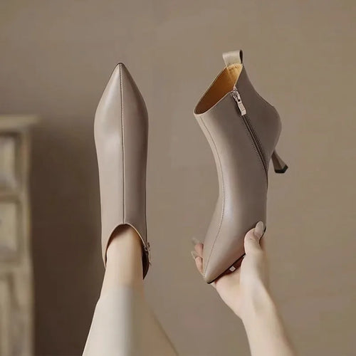 Boots For Women | Ankle Height With Pointed Heel