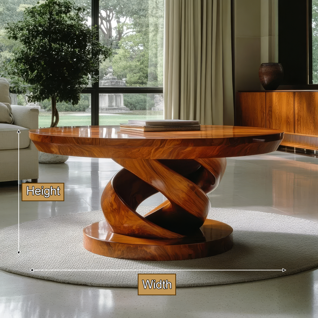 Virella Handcrafted Solid Wood Coffee Table SPA925789