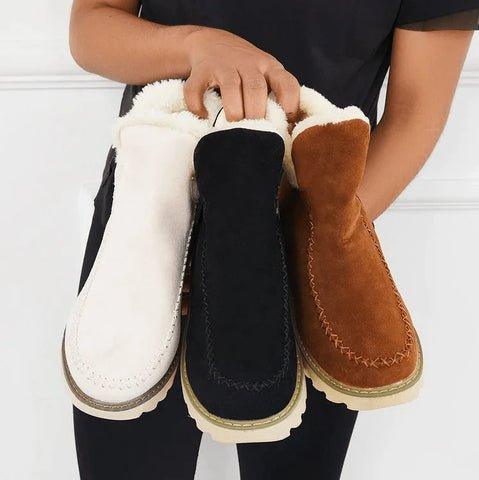 Women’s Boots |  Winter Lined Slip-On