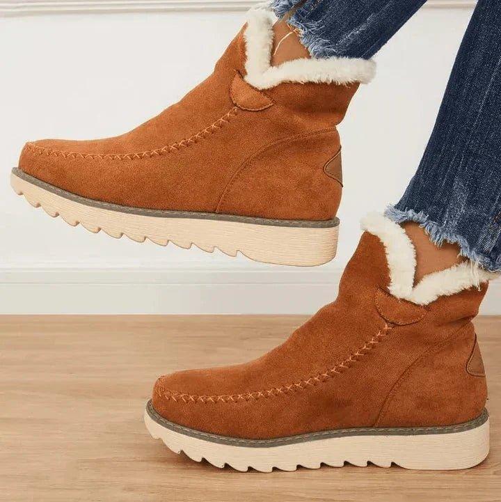 Women’s Boots |  Winter Lined Slip-On