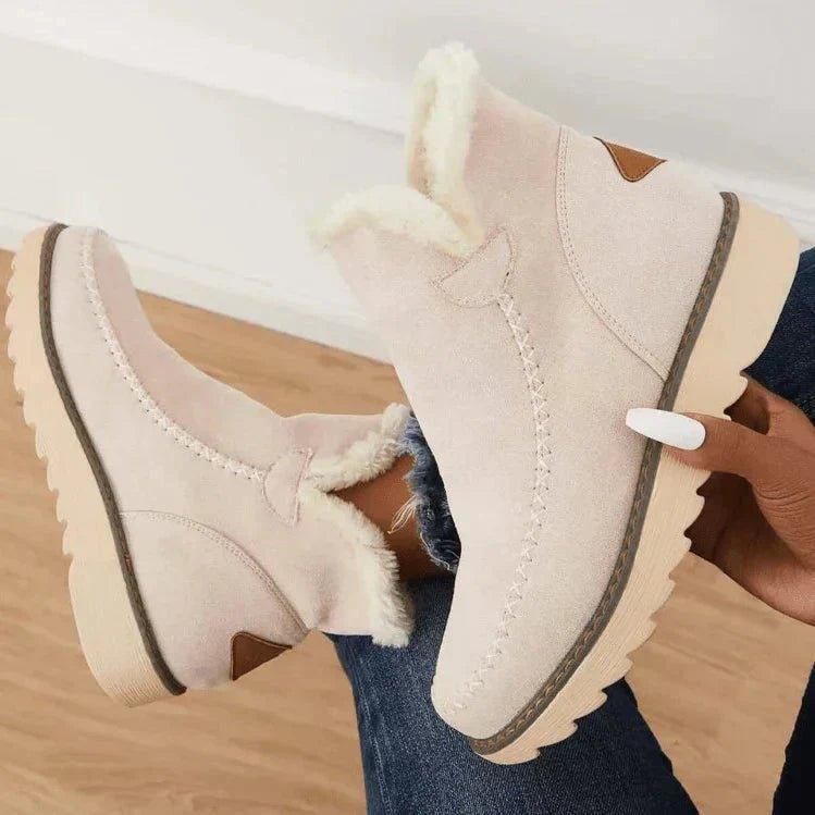 Women’s Boots |  Winter Lined Slip-On