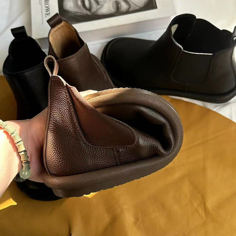 Boots For Women | Elastic Panel Low Ankle Style