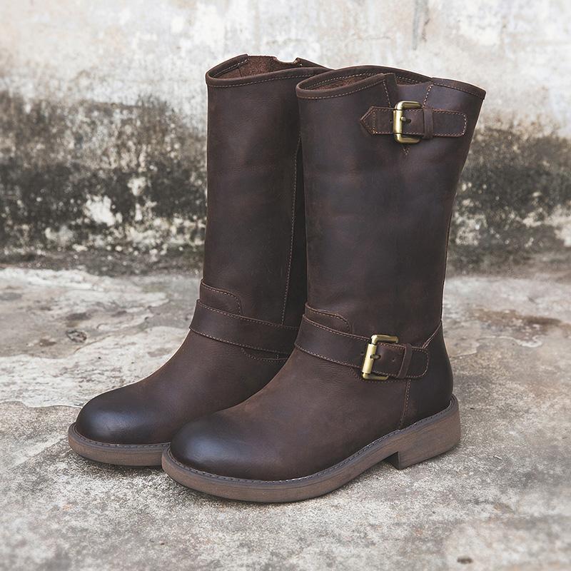 Women’s Boots | Mid-Calf with Buckle