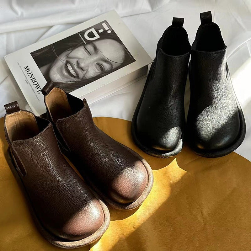 Boots For Women | Elastic Panel Low Ankle Style