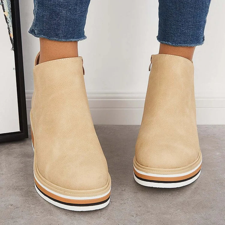 Boots For Women | Ankle Height Side Zipper Style