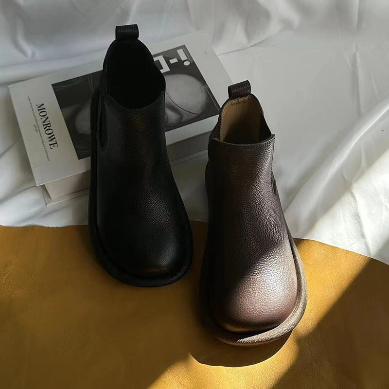 Boots For Women | Elastic Panel Low Ankle Style