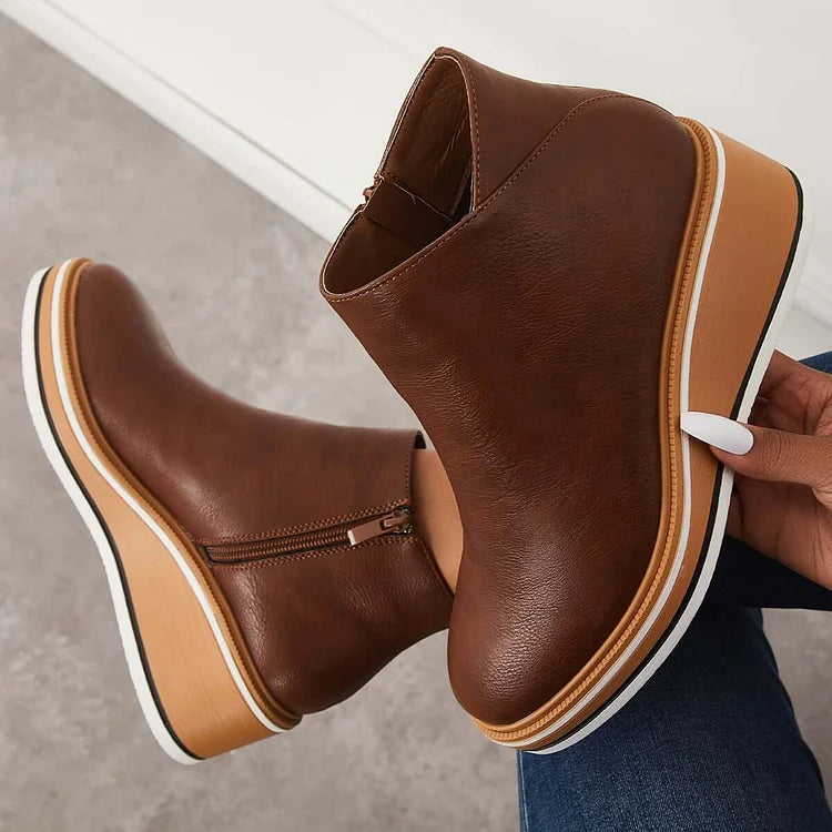 Boots For Women | Ankle Height Side Zipper Style