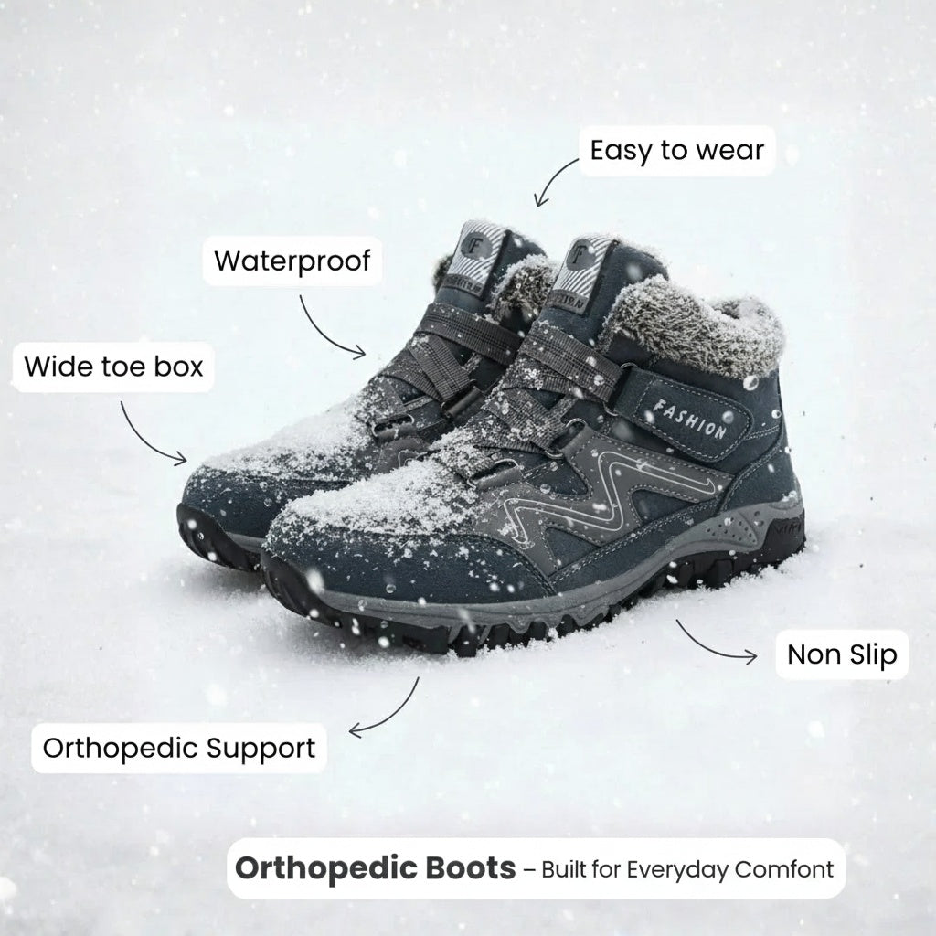 Boots For Women | Hook Strap Ankle Lug Sole Design
