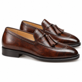 Casual Leather Tassel Loafers