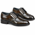 Brown Brogue Derby Shoes