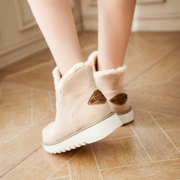Boots For Women | Slip On Low Ankle Lug Sole Style