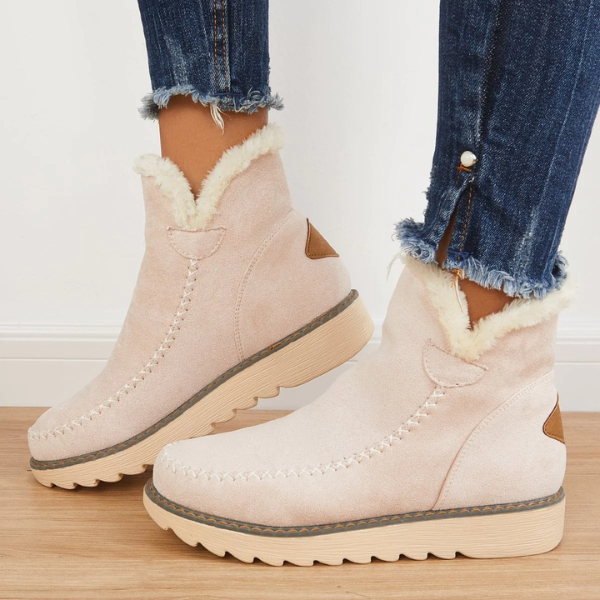 Boots For Women | Slip On Low Ankle Lug Sole Style