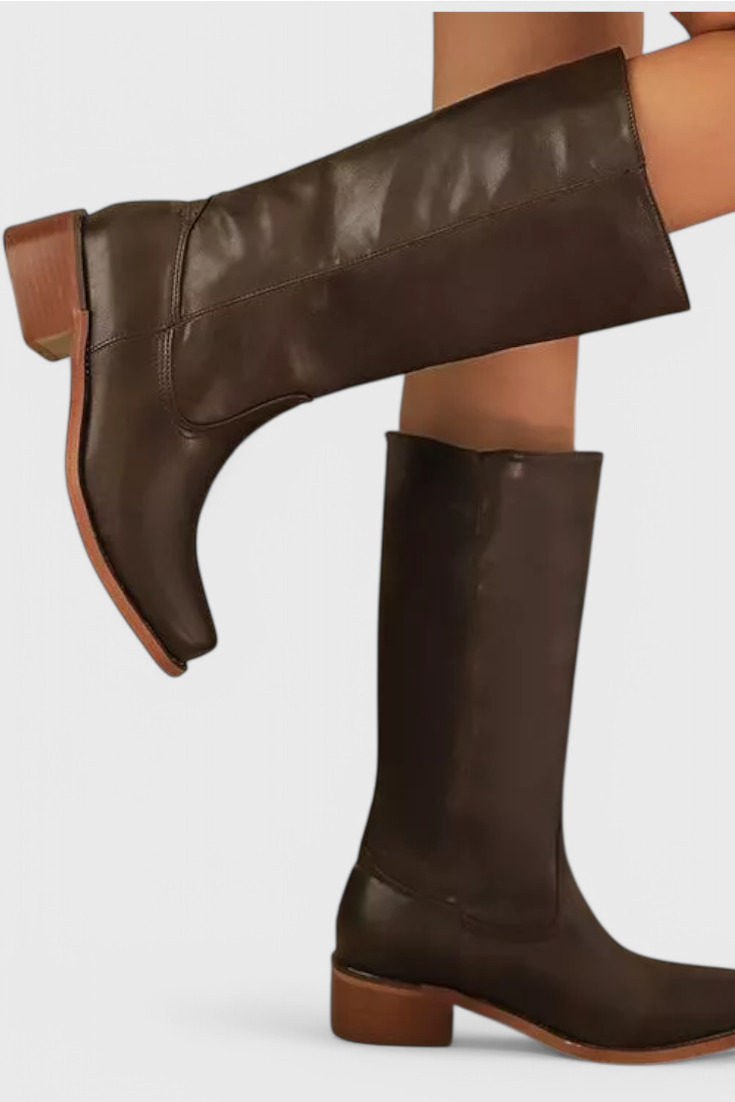 Women’s Boots | All-Season Stacked Block Heel